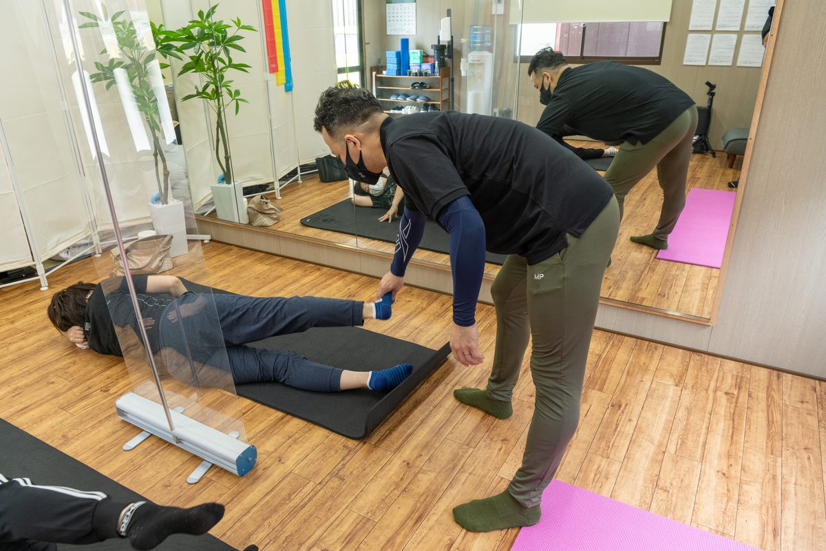 ヘルニア改善のためのセルフケア指導